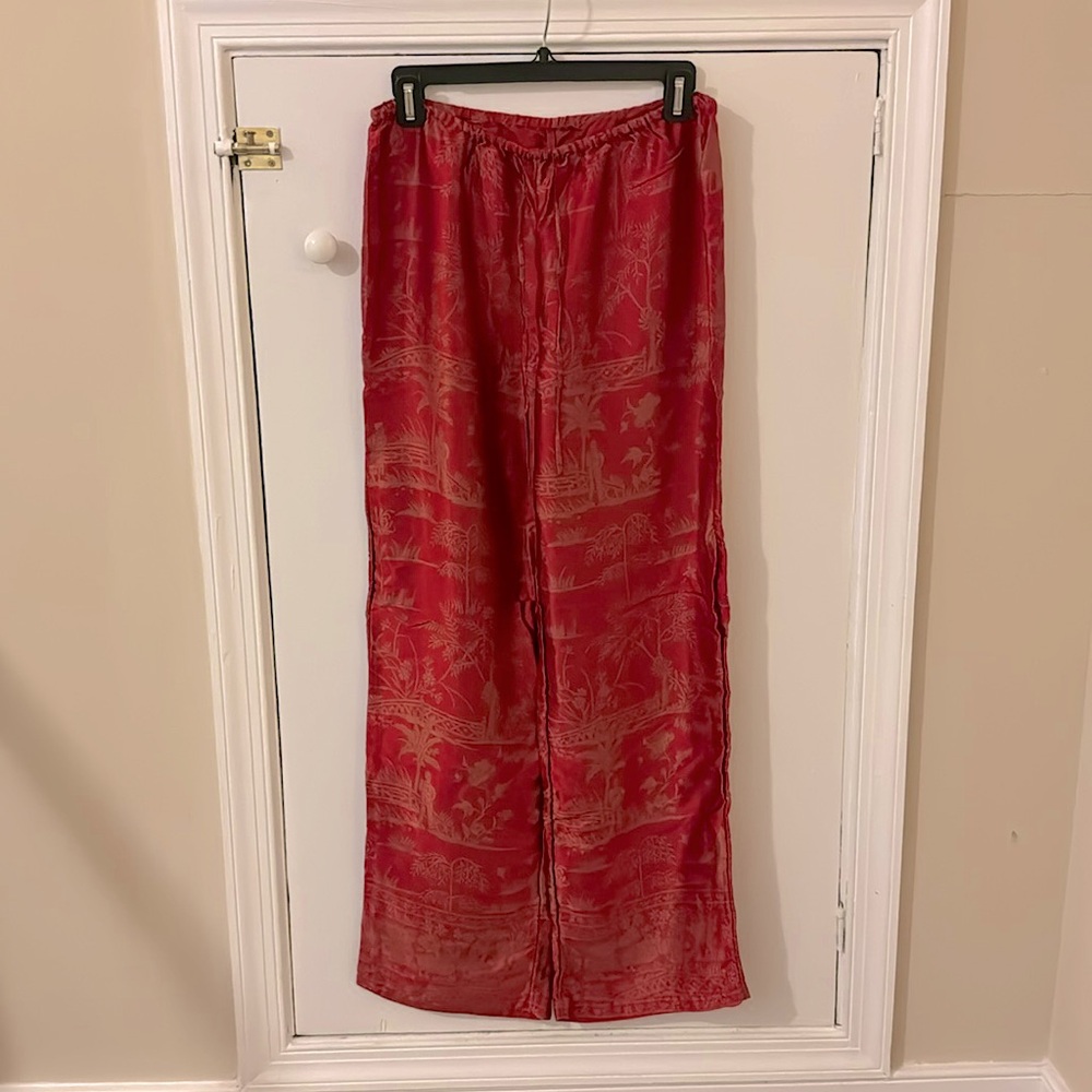Vintage Silk Pajama Pants